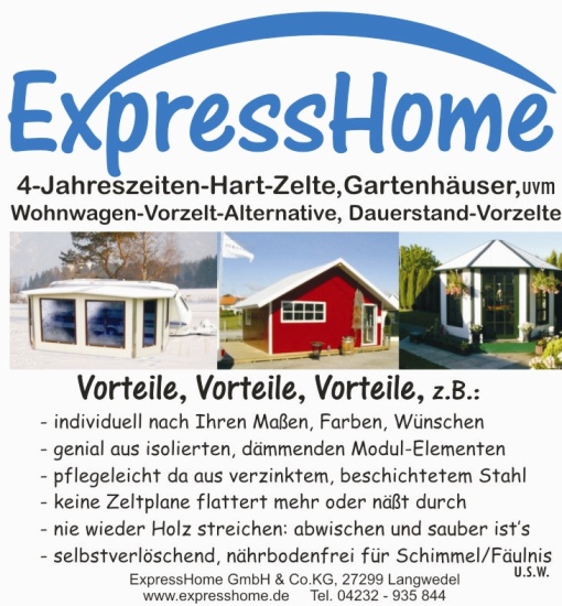 haltbare Vorzelte, Pavillons und Gartenhäuser